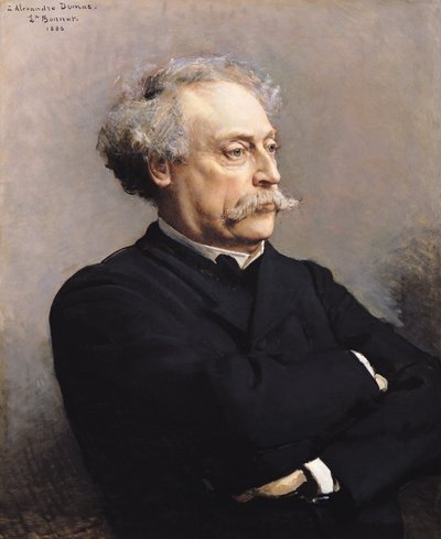 Alexandre Dumas Fils (1824-95) 1886 by Leon Joseph Florentin Bonnat